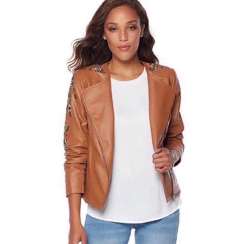 G By Giuliana Embroidered Moto Jacket - Picture 16 of 16